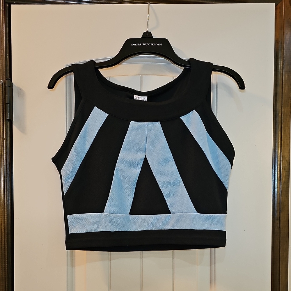 Dana Buchman Black and Blue Women's Top